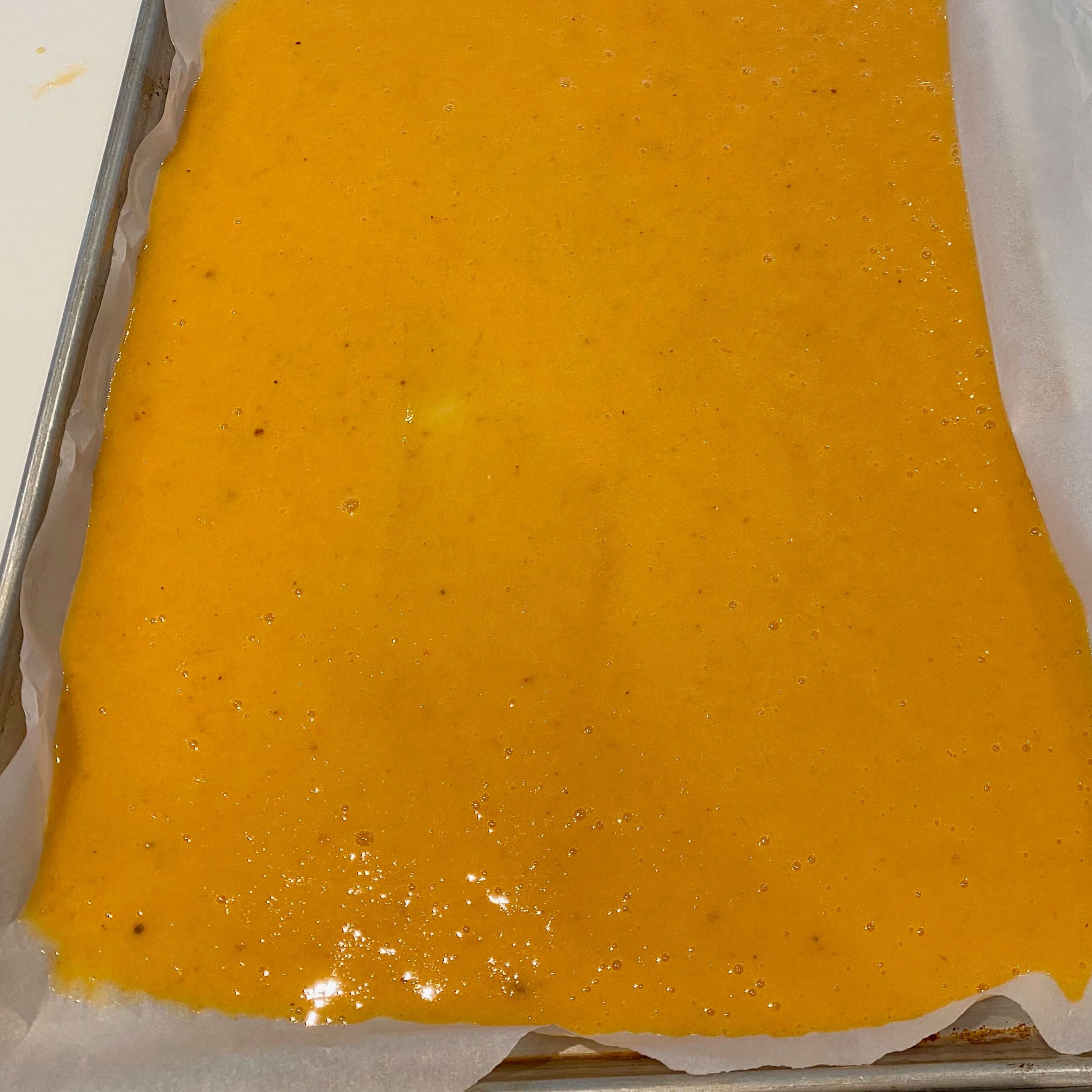 before putting in the oven